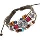 thumbnail image 1 of Pulsera de cuentas bohemia vintage brillar estilo punk tribal étnico retro, 1 of 5