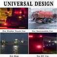 thumbnail image 3 of JUNWELLTrailer Lights 12V LED Light Kit IP68 Waterproof Submersible Rear Tail Light for Car  Boat RV  Marine  Camper  Trucks  Tractors, 3 of 9