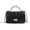 Black, variant on Genuine Leather Women's Crossbody Bag Full-Grain Cowhide Chain Handbag Small Flap Purse