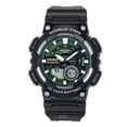 thumbnail image 1 of Casio Analog Digital Resin Strap Green Dial Quartz AEQ-110W-3A2V 100M Men's Watch, 1 of 1