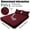 BURGUNDY, variant on Four sizes, multiple colors, waterproof mattress protector - soft and breathable large bed waterproof mattress cover, noise free, washable cooling mattress pad - equipped with stretchable 18 inch dee