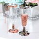 thumbnail image 3 of Copa de champán desechable de 150 ml, copa de plástico, copa de vino tinto dorada, copa de helado, oro rosa, 3 of 6