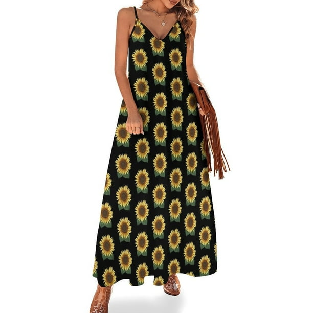 Los girasoles siempre buscan el sol Vestido sin mangas Vestido femenino Vestidos de novia para mujer Vestido de noche para mujer
