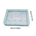 thumbnail image 3 of Blue Gel Pet Chilling Mat,19.7X15.7In Breathable Lightweight Foldable Portable Cool Sleeping Pad Prevent Overheating for Small Medium Dogs Kittens Indoor Crate Outdoor Travel Summer Heat Relief, 3 of 6