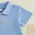 thumbnail image 6 of NIEWTR Toddler Boys Short Sleeve Polo Shirt School Uniform Solid Color Basic Button Front Soft Fabric Sizes 6T 7T 8T 9T 10T 11T 12T(A-Sky Blue,18-24 Months), 6 of 7
