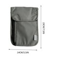 thumbnail image 3 of ID Bag Under $5! Yrmaups ID Bag Neck Chest Bag Card ID Bag,studentsOutdoor Travel Must Document Organizer Bag, RFID Blocking Card Holder for Passport Money, Travel Neck Pouch for Security, 3 of 5