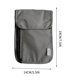 thumbnail image 3 of Riñonera Para El Cuello, Organizador De Documentos Con Bloqueo RFID, Cartera De Viaje Con Protección Contra La Radiación, Equipo Esencial Para Actividades Al Aire Libre, Portaobjetos Personal Seguro, 3 of 5
