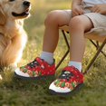 thumbnail image 6 of Pointodoor Ladybug Mummy Pumpkin Shoes for Boys Size 2.5 Fashion Sneakers Lightweight Mesh Athletic Running Tennis School Sports Shoes with Hook and Loops for Halloween, 6 of 7