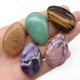 thumbnail image 4 of 1 pieza de piedra de cristal curativa en forma de gota natural sin agujero, ópalo, amatista, minipiedra preciosa artesanal, joyería, pecera, decoración del hogar, 4 of 5
