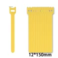 thumbnail image 1 of 1/50 Pcs Attache de Câble en Forme de T Longue Fil Adhésif Boîte de Rangement Réutilisable Attaches de Fil Sangle de Fixation Sangles DIY Jaune 30 Pcs, 1 of 6