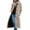 Khaki, variant on qucoqpe Women's Long Wool Trench Coat Thicken Casual Button Front Peacoat Jacket with Pockets Fall WInter Warm Fashion Overcoat