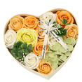 thumbnail image 1 of Yuarrent Caja de regalo DIY con forma de corazón, caja de regalo de flores, organizador de decoración de papel, caja de regalo de flores para Kits de decoración para fiestas Amarillo Yuarrent HA003076-03B, 1 of 1