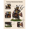 thumbnail image 2 of Magic Mobile Castle Building Blocks Set Moving Moster Toy Japanese Anime Fans House Enthusiasts Fan Birthday Gifts, 2 of 7