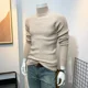 thumbnail image 4 of Suéteres de punto para hombre, jersey de cuello alto, jersey de cuello alto de color liso, jersey de otoño e invierno informal, holgado, de diseñador, 4 of 4