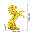 thumbnail image 3 of Galloping Horse Crystal Carousel Ornament - Colorful Glass Decor for Home and Office - Elegant Success Symbol with Rotating Base, 3 of 6