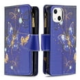 thumbnail image 4 of Compatible with  13 Detachable Magnet Zipper Wallet Leather Case Cash Pocket with Multiple Card Slots Holder Wrist Strap Removable Cover, 4 of 8