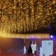 thumbnail image 3 of LED Icicle String Light Christmas Garlands Curtain Fairy Lights Waterfall Outdoor Waterproof For Home Party Garden Room Decor, 3 of 5