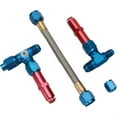 thumbnail image 2 of Professional Products Powerflow Carburetor Inlet Kit; Demon Carb w/-6AN/-8AN Inlet; Red/Blue; 10416, 2 of 3