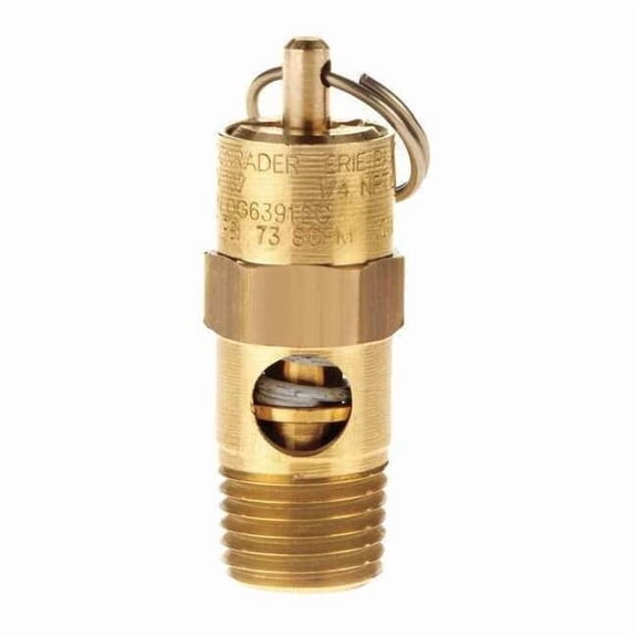 Conrader Pressure Relief Valve,75 PSI SRV187-1/4-75