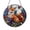 Acrylic 3.5 Inch, variant on Orange Fox Stained Glass Suncatcher for Window Decor, Forest Wildlife Hanging Art, Warm Light Catcher Accent
