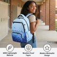 thumbnail image 4 of Psesaysky UK Star Kids School Bag with multi-tasche Durable Bookbag, Padded Shoulder 17 Inch Backpack for Preschool Travel Daily Use, 4 of 10