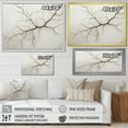 thumbnail image 4 of Designart "Monochrome Scene Depicting Solitude Among Sycamore Trees I" Tree Sycamore Floater Framed Canvas Wall Art, 4 of 5