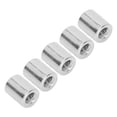 thumbnail image 1 of Female Thread Coupling Nut, 304 Stainless Steel 50Pcs Rugged Cylindrical Coupling Nut Wear Proof Practical M4  for Maintenance, 1 of 8