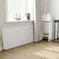 thumbnail image 6 of Folding Table and Chairs Set of 5, Rectangular Foldable Card Table Padded Tabletop, Folding Chairs 4 Pack Upholstery Cushion and Back, Metal Frame, No Assembly Required, 6 of 7