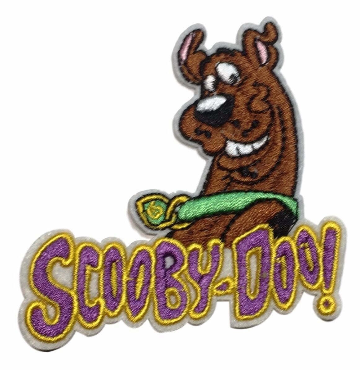  Scooby  Doo  Purple Logo  Scooby  Head 3 Tall Embroidered 