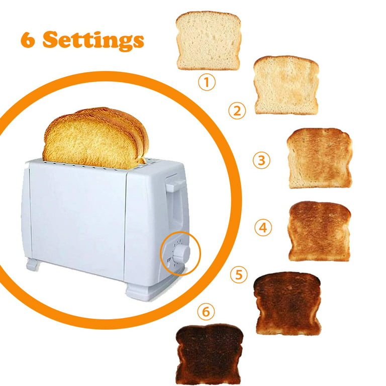  Peach Street Slice Toaster Compact Bread Toaster with Digital  Countdown, Wide Slots, Auto-Pop Stainless Steel, 6 Browning Levels,  Removable Crumb Tray, with Defrost, Bagel, and Cancel Function (Peach, 2  Slice): Home