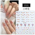 thumbnail image 3 of Wintrade 10 Sheets Butterfly Nail Art Stickers, Laser Butterflies Designs Self Adhesive Decals Cute Decals Nail Decals for Nail Art DIY Manicure Decoration, 3 of 6