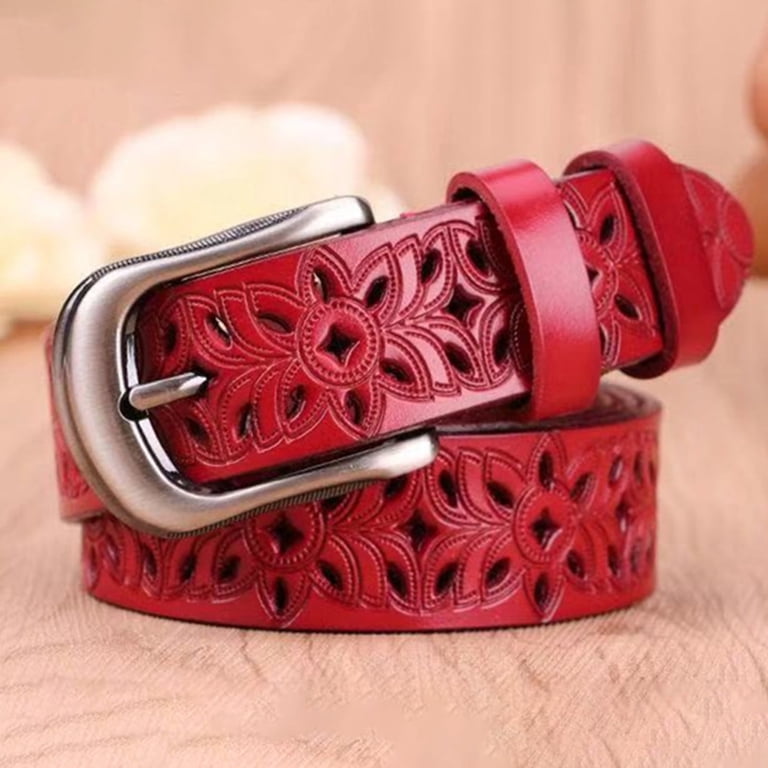 Leather and metal  decorative belt Leather Belt  main image 2