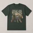 thumbnail image 3 of Protect Our National Parks Bear Graphic T-Shirt | Retro Wildlife Mountain Forest Tee | Unisex S–4XL, 3 of 9