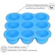 thumbnail image 3 of 9-hole Silicone Lid Silicone Baby Food Supplement For Food In A Storage Box With Lid Food Supplement Box, 3 of 5