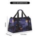 thumbnail image 3 of Fotbe Mystery House Halloween Night Bolsa de Viaje con Estampado, Bolsa de Fin de Semana para Mujer con Compartimento para Zapatos, Bolsa de Gimnasio con Bolsillo Húmedo, 3 of 7
