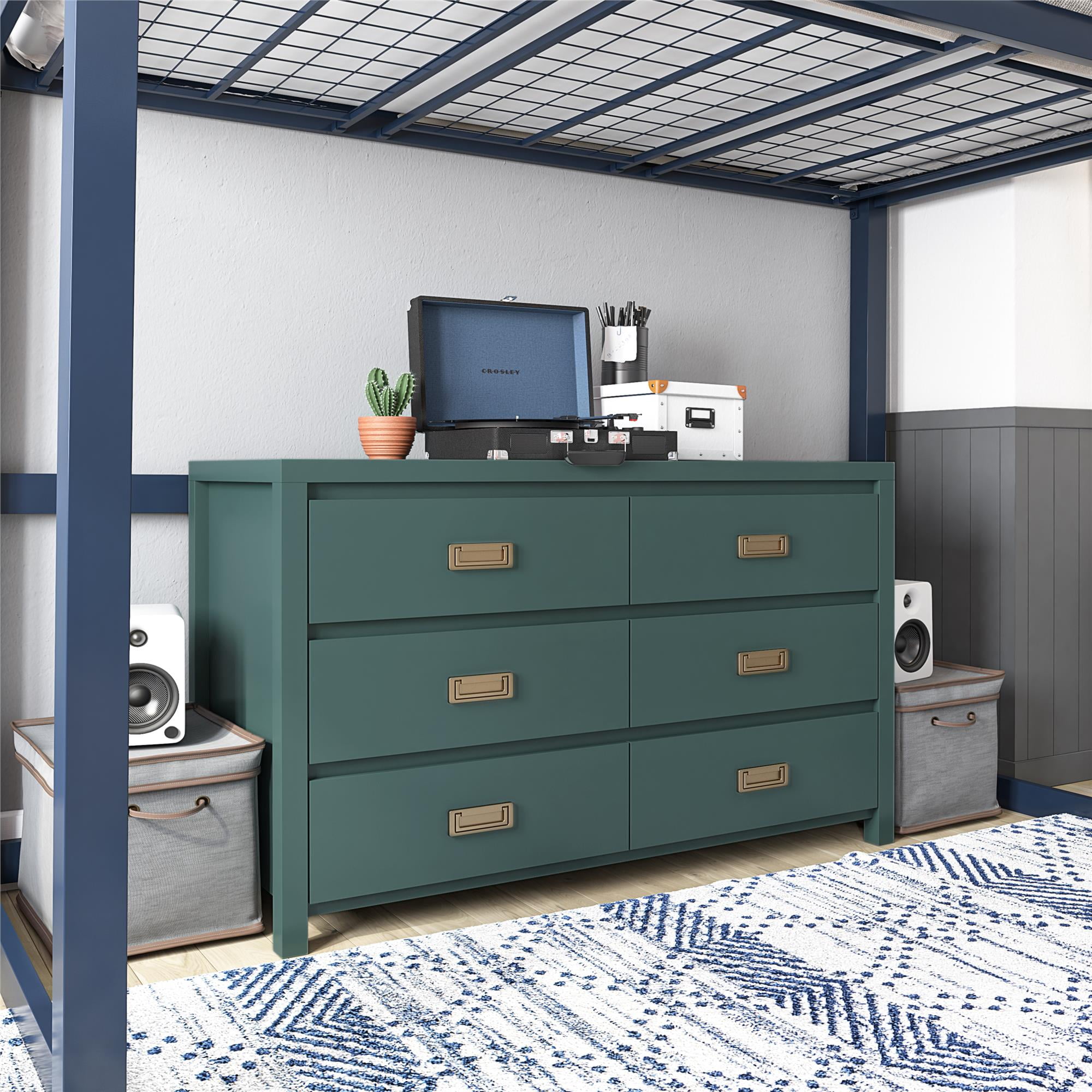 Haven 6-Drawer Kids' Dresser, Hunter Green