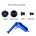 thumbnail image 4 of Sink Plunger,Toilet Plunger Kitchen Sink Sewer Dredge Tool Manual Sink Plunger Cleaner Pump for Kitchen Bathroom Dredge Pipe Sewer Drain Blaster Drain Cleaner, 4 of 7