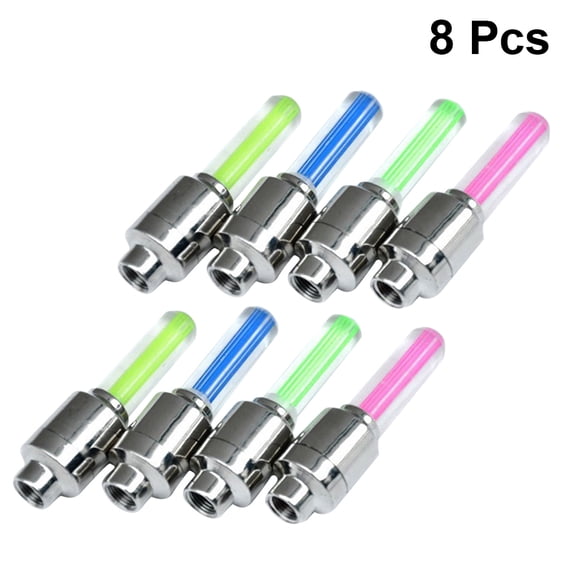 COMPUKAS Bike LED Wheel Light Fluorescent Cores Assorted Color for Durable Use