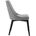 thumbnail image 4 of Modway Viscount Fabric Dining Chair in Light Gray, 4 of 5