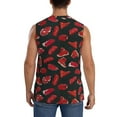 thumbnail image 4 of Pofeuu Beef3 Print Men's Muscle T-Shirt, Sleeveless, Muscle Tank, Classic Muscle Tee Top For Men Casual Sleeveless Muscle T-Shirt Trendy Clothes-3X-Large, 4 of 7
