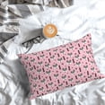 thumbnail image 3 of Salouo Cute Fox Pink Tree Pattern Pillow Cases,1PC Pillow Covers with Envelope Closure Decorative Pillow Case for Bed Couch,Pillows Not Included-16"x24", 3 of 6