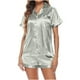 thumbnail image 5 of Puntoco Ropa De Hogar Informal Para Mujer Tops De Manga Corta Pantalones Cortos Pijamas De Noche De Color Trajes Liquidación Puntoco Puntoco-4255, 5 of 6