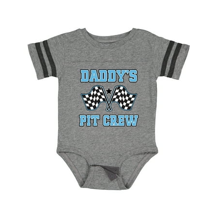 

Inktastic Daddys Pit Crew Boys Racing Gift Baby Boy Bodysuit