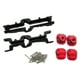 thumbnail image 2 of Piezas de repuesto para carcasa de eje delantero y trasero de Metal RC 1/12 para MN D90 D91 Negro perfke Carcasa del eje RC, 2 of 8