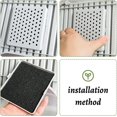 thumbnail image 4 of czcpp-6 Pack Cat Litter Box Charcoal Filters, Replacement Carbon Odor Filters, 6Inch x 6.5Inch, Black, Modern, Compatible with Hooded Cat Litter Boxes and Pans, 4 of 4