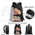 thumbnail image 6 of Yuyamidu Cute Capybara 17 Inch School Backpack with Multiple Pockets, Large Capacity Bookbag for Teen Students Class Daily Commute Travel Use, 6 of 6