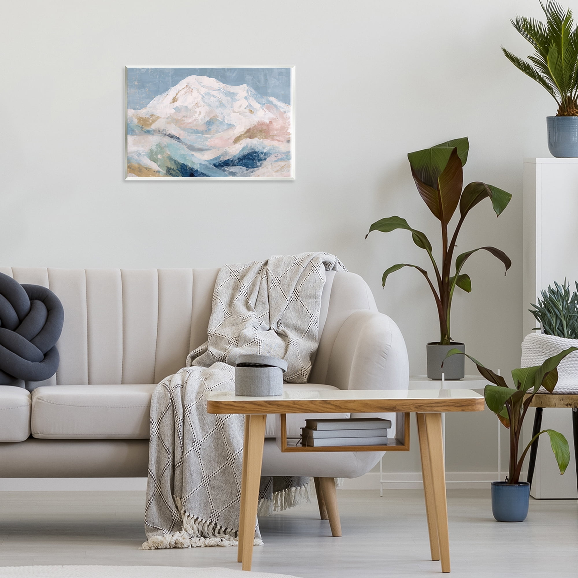 Stupell Industries Icy Mountain Range at Dusk Wall Plaque Art, design by Chromatic Storm Studio