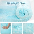 thumbnail image 4 of Sailvan Twin XL Mattress Topper, 3 Inch Gel Infused Soft SingleMemory Foam Mattress Pad, College Dorm Extra Long XL Twin Bed Topper for Pressure Relief, Comfortable, 4 of 10