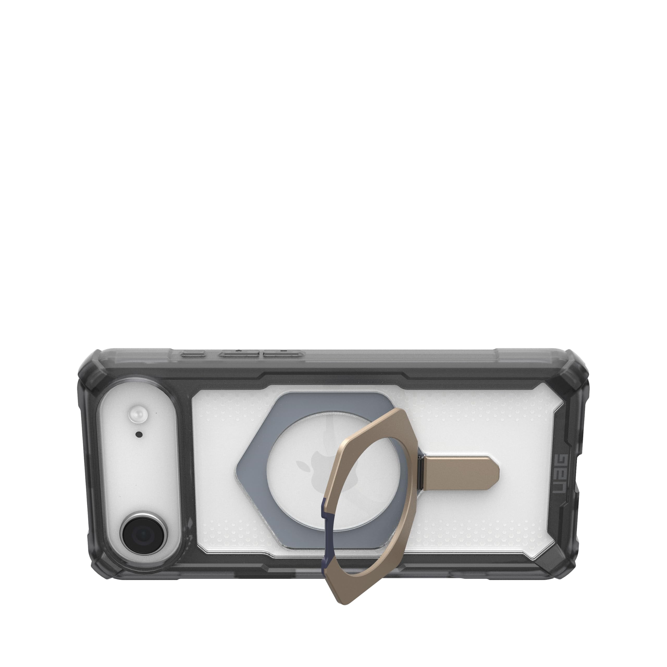 UAG iPhone Air Case with Kickstand Plasma XTE - Compatible with MagSafe Transparent Military Grade Protective Cover, Ash/Titanium