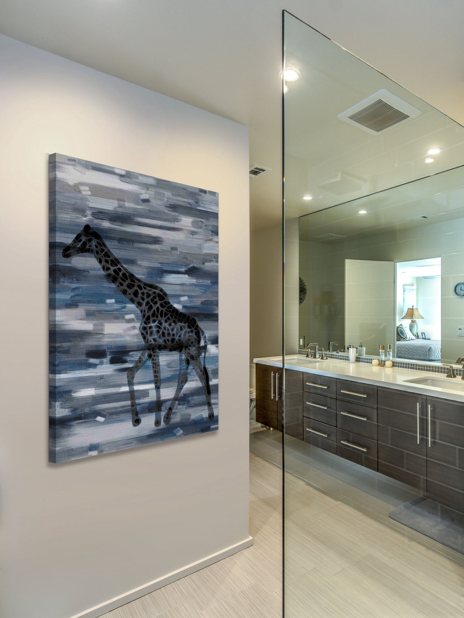 Parvez Taj "Tall Walker" Print on Canvas